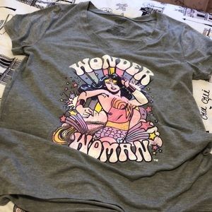 Wonder Woman V neck tee